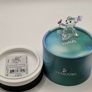 Swarovski Kris Bear Playful Butterflies